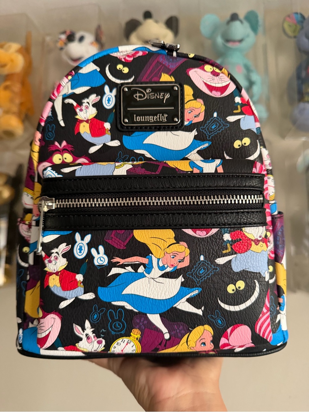 NEW WITH TAGS Loungefly Disney Alice In Wonderland Mini Backpack!!!